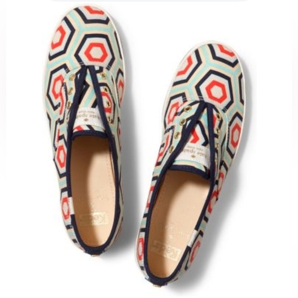 KEDS x KATE SPADE Limited Edition Champion Laceless
Geo Print Sneakers